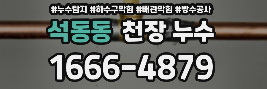 석동동 천장 누수