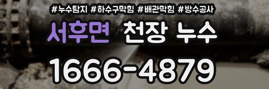 서후면 천장 누수