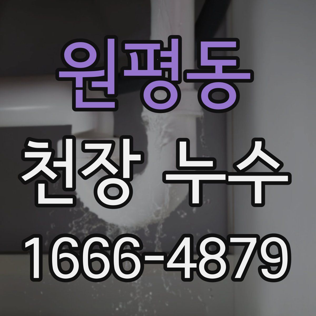원평동 천장 누수
