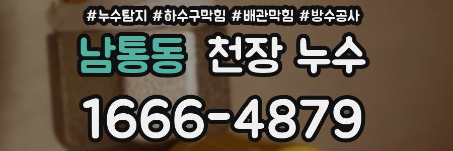 남통동 천장 누수