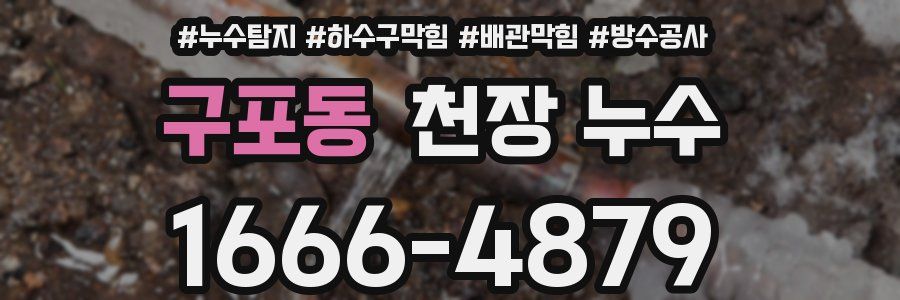 구포동 천장 누수