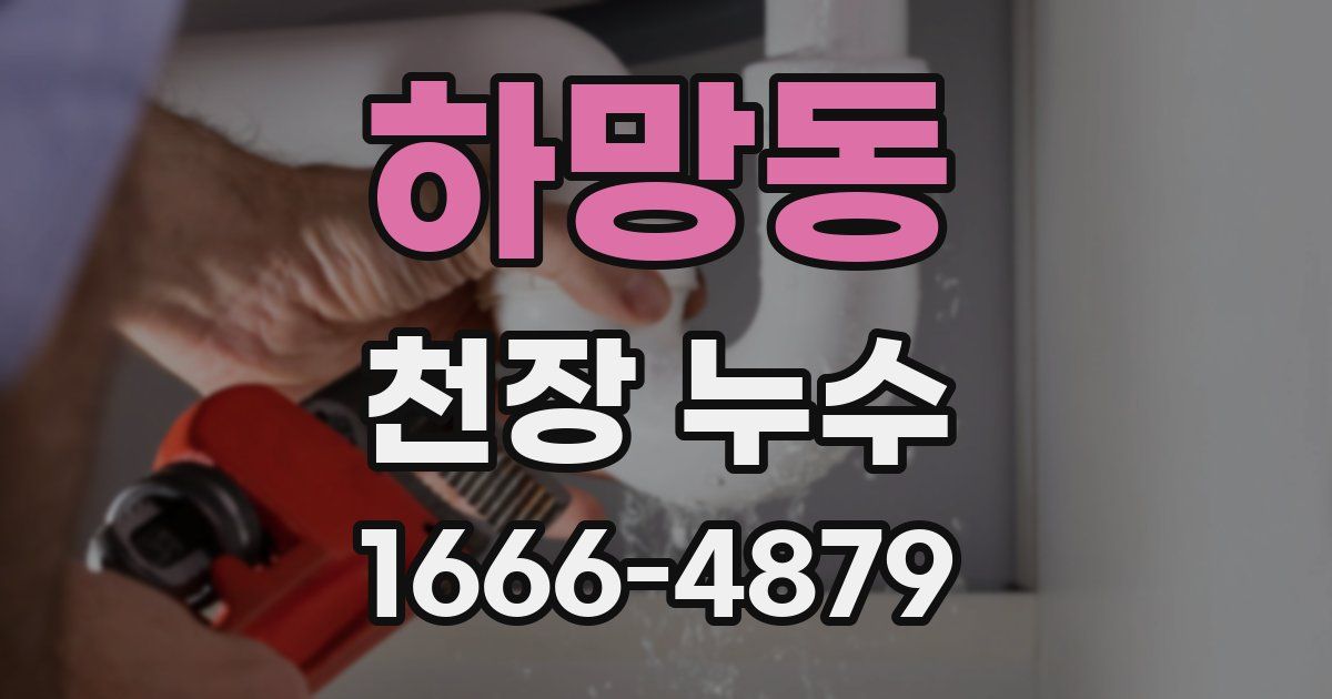 하망동 천장 누수