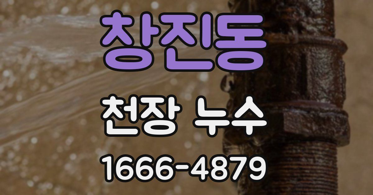 창진동 천장 누수