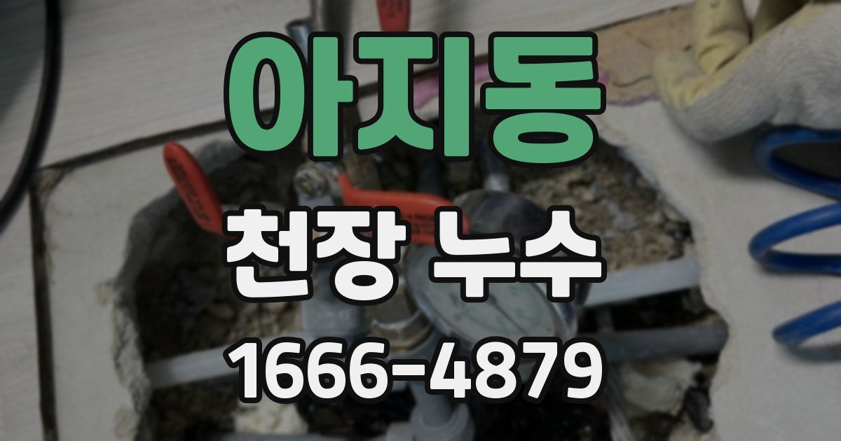 아지동 천장 누수