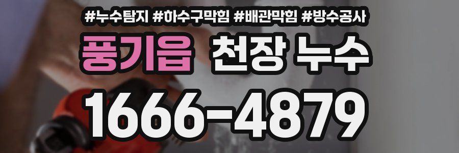 풍기읍 천장 누수