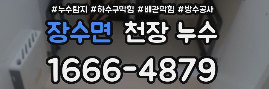 장수면 천장 누수