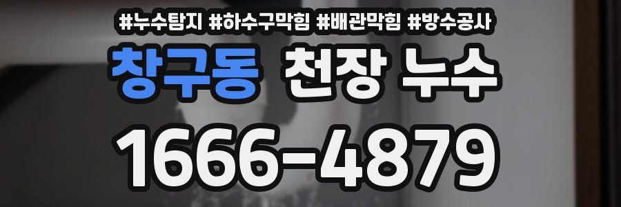 창구동 천장 누수