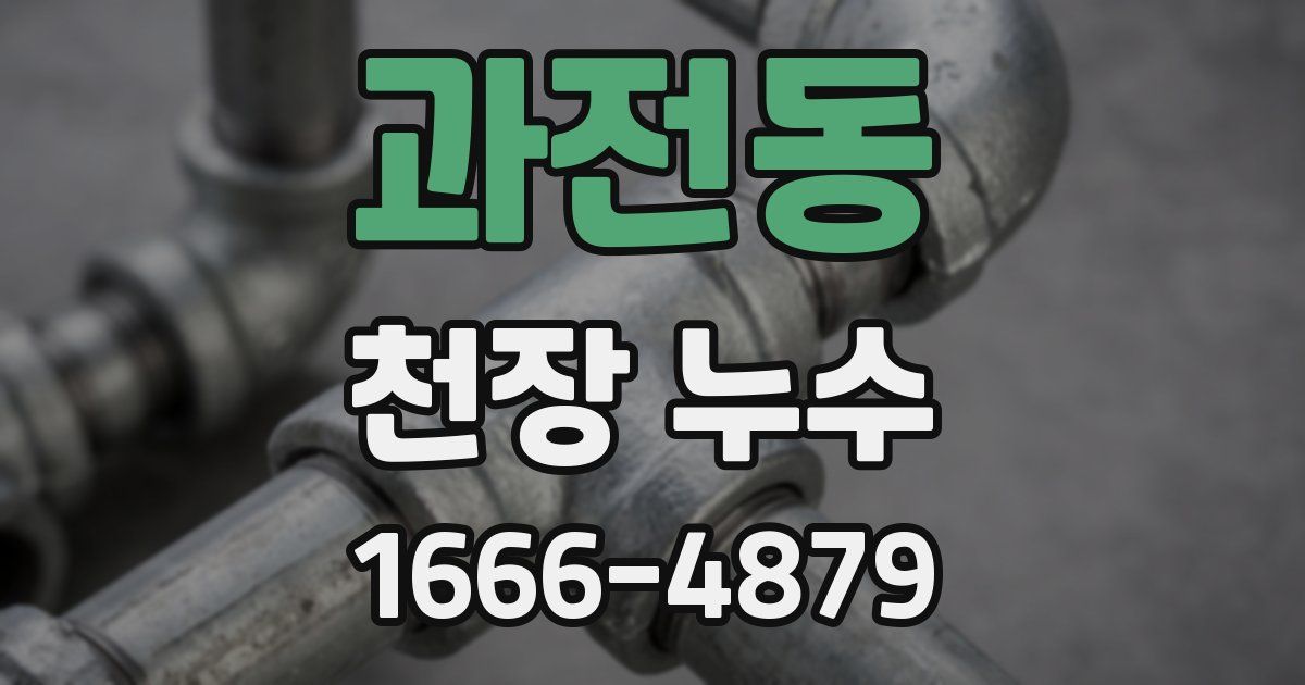 과전동 천장 누수