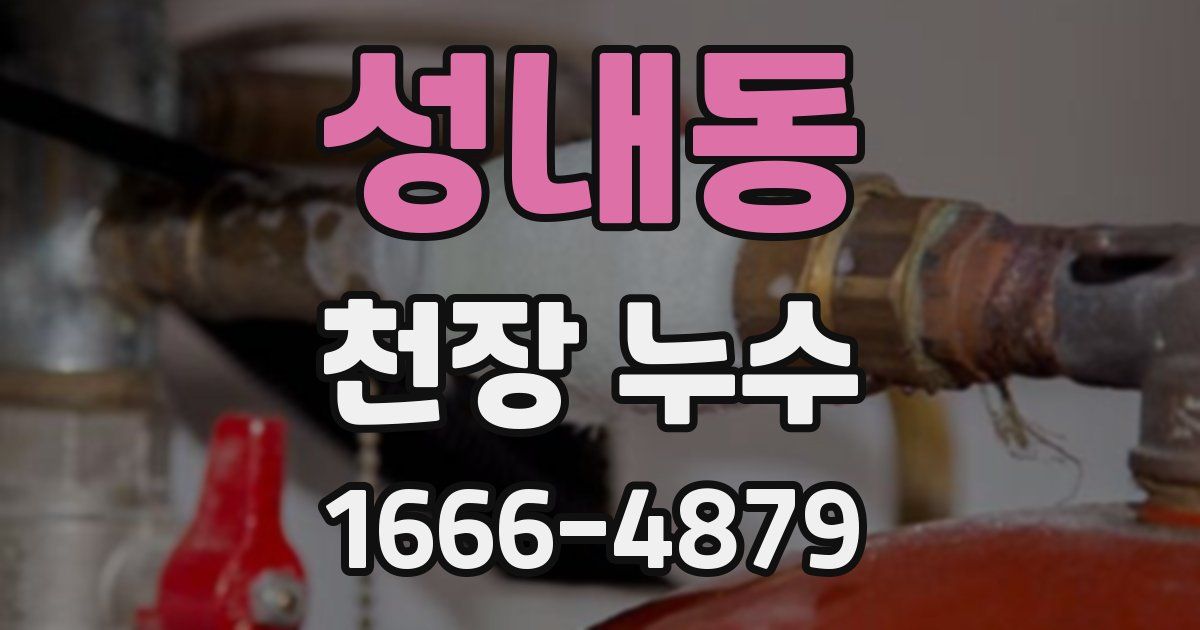 성내동 천장 누수