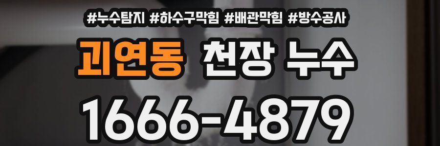 괴연동 천장 누수