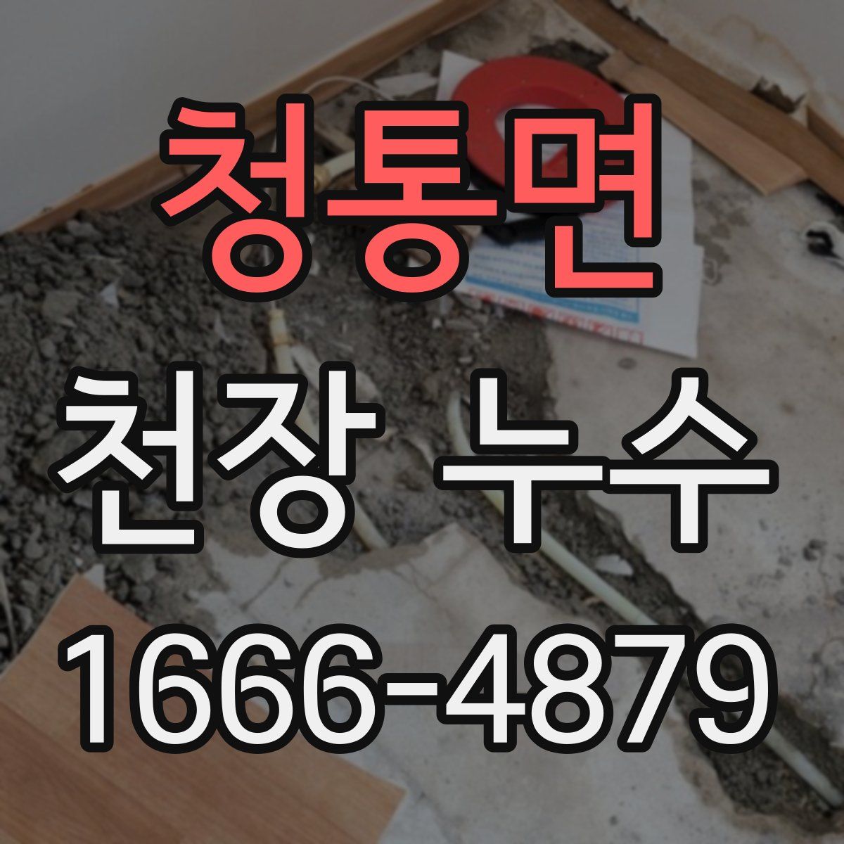 청통면 천장 누수