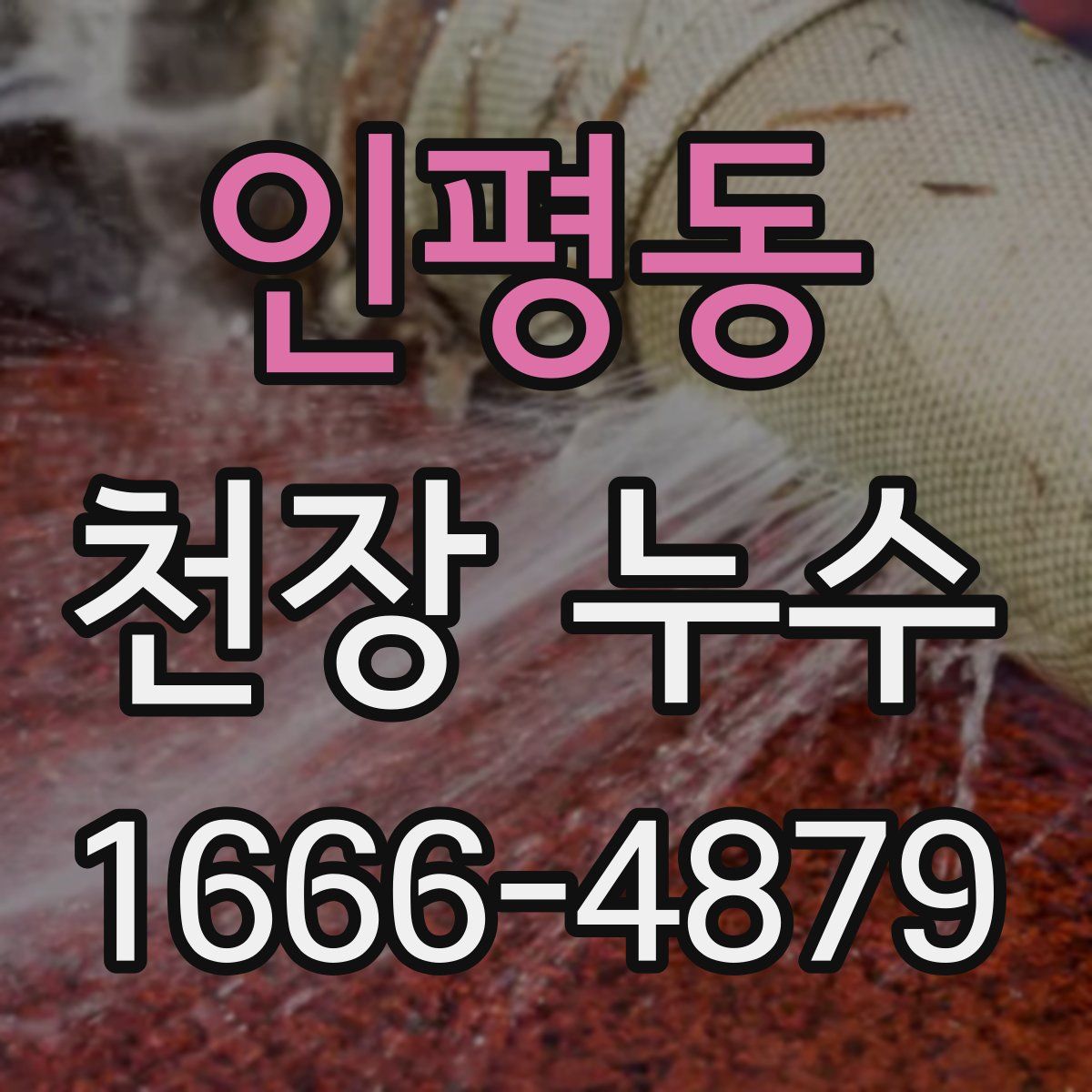 인평동 천장 누수