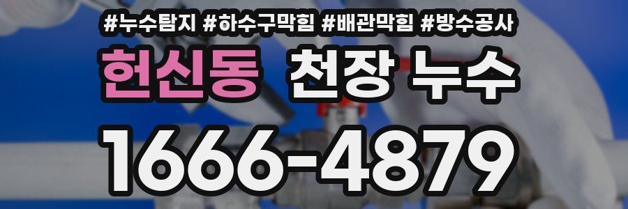 헌신동 천장 누수