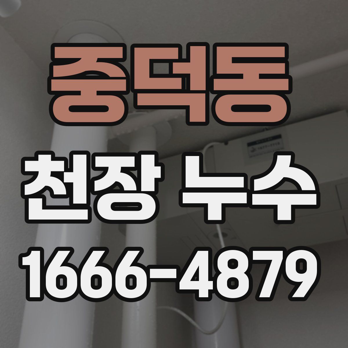 중덕동 천장 누수
