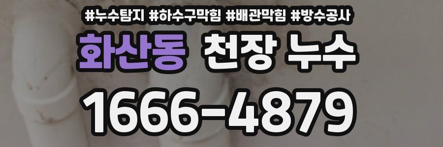 화산동 천장 누수