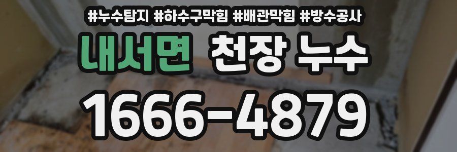 내서면 천장 누수
