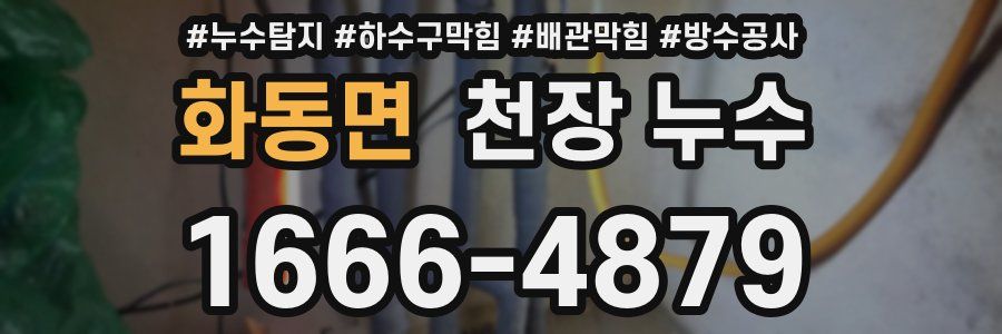 화동면 천장 누수