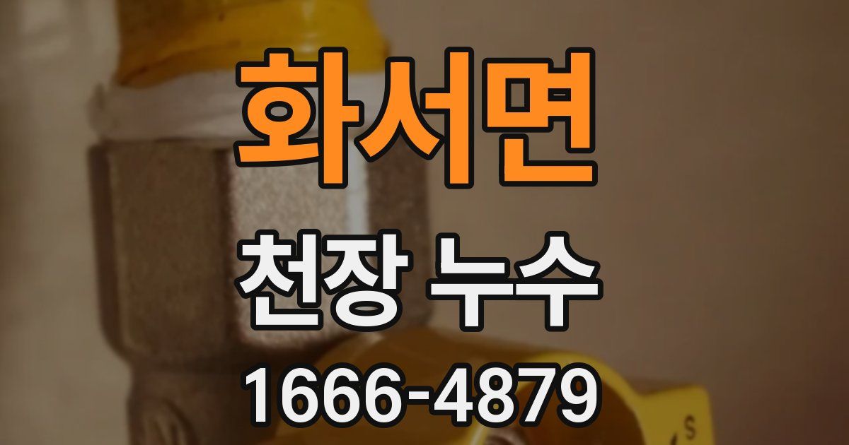 화서면 천장 누수