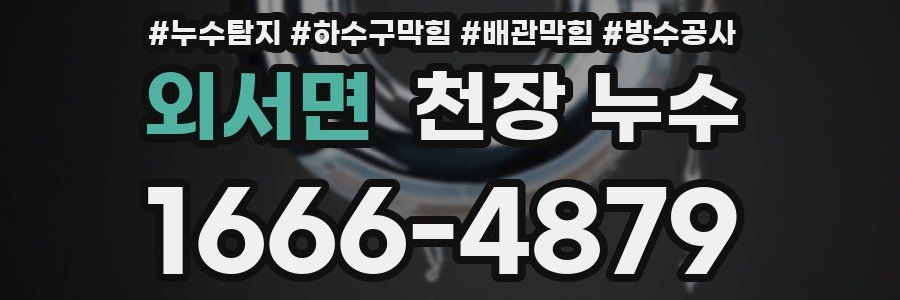 외서면 천장 누수