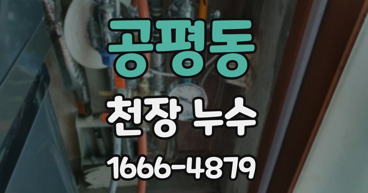 공평동 천장 누수