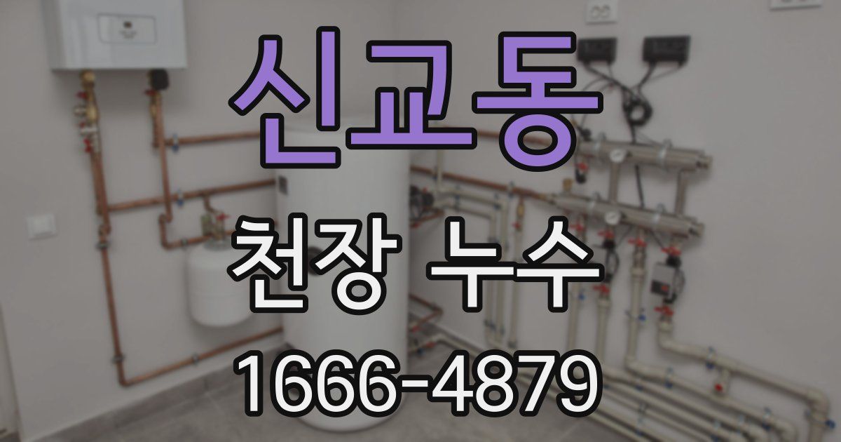 신교동 천장 누수