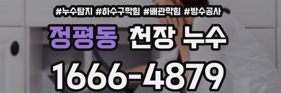 정평동 천장 누수