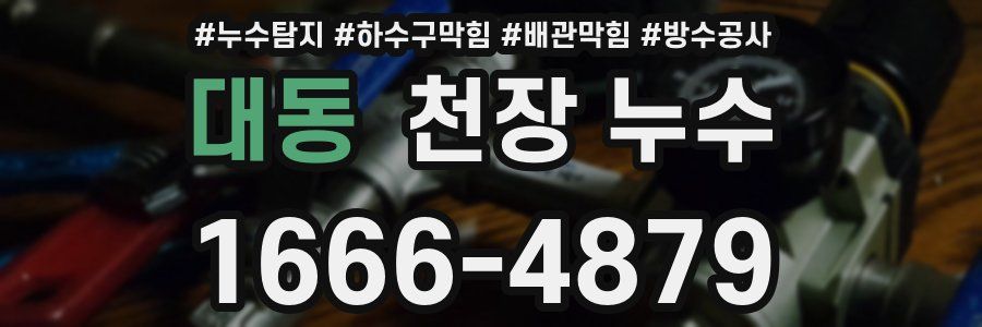 대동 천장 누수
