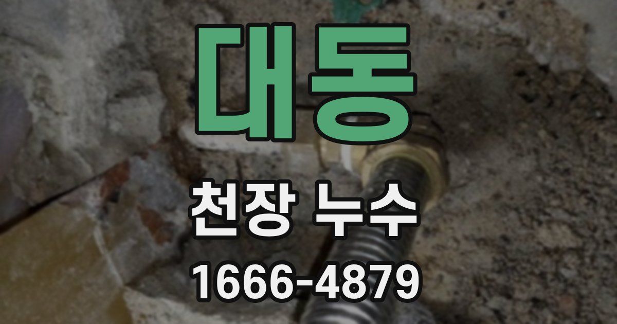 대동 천장 누수