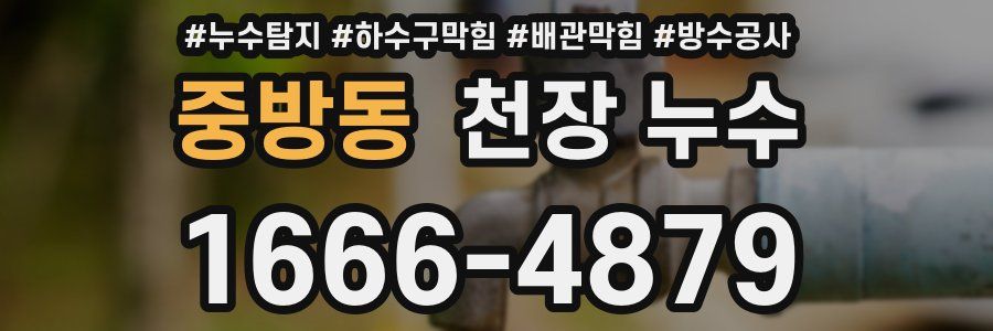 중방동 천장 누수