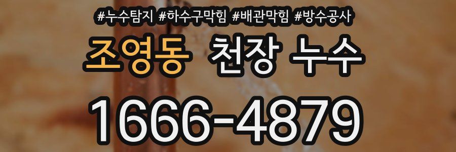 조영동 천장 누수