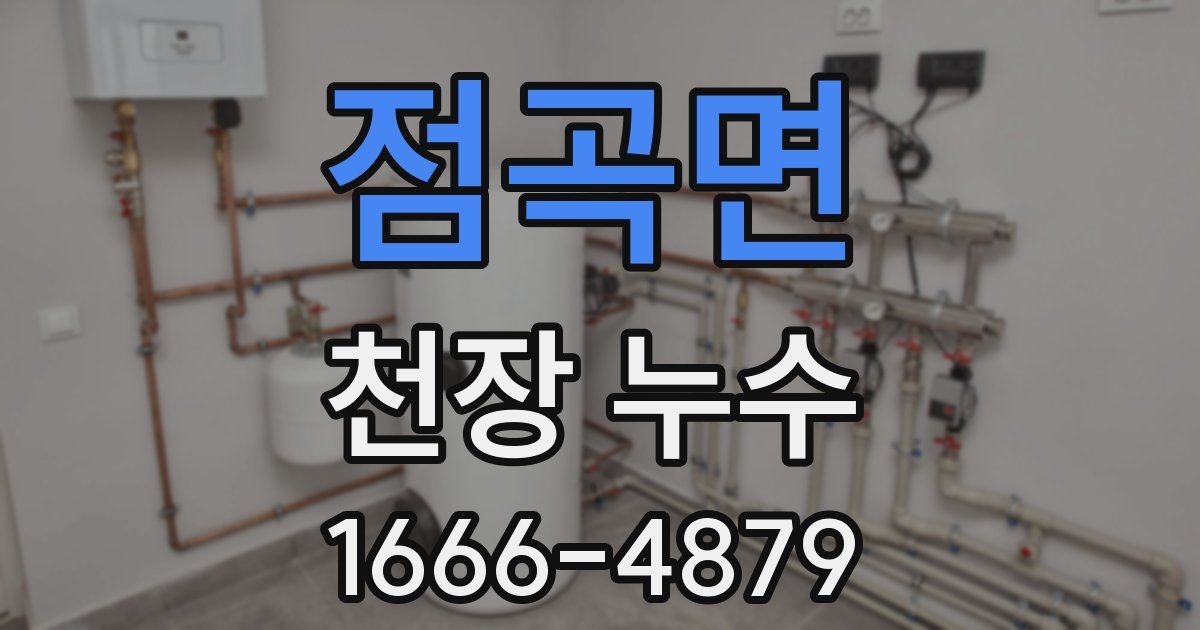 점곡면 천장 누수