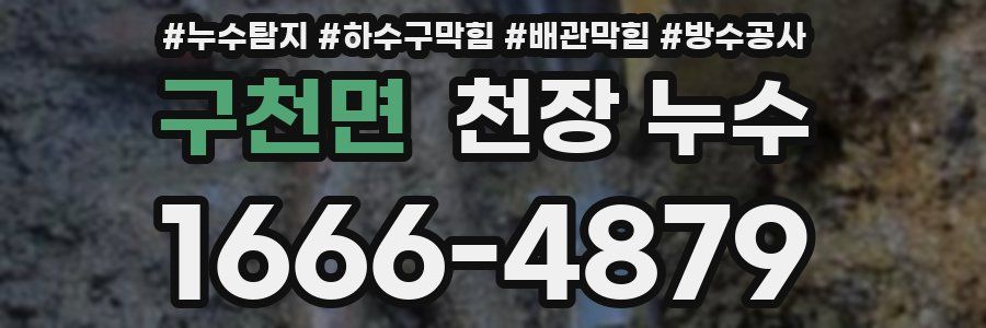 구천면 천장 누수