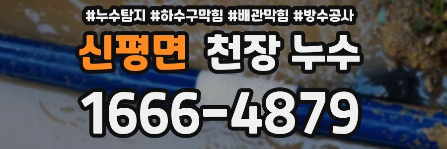 신평면 천장 누수