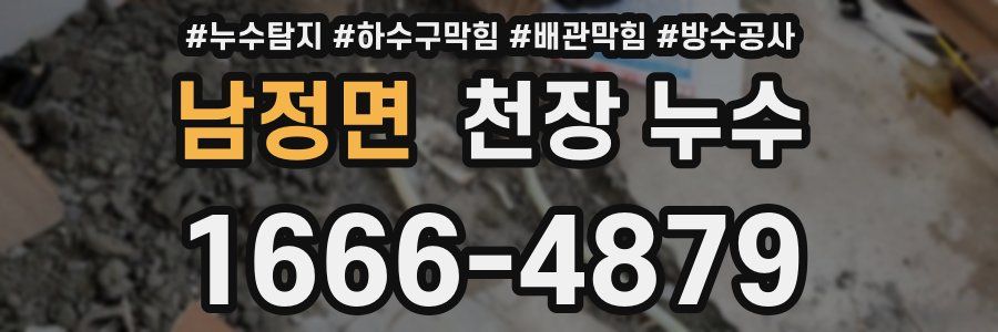 남정면 천장 누수