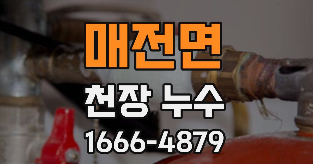매전면 천장 누수