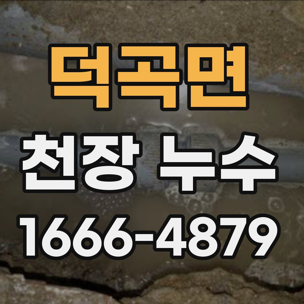 덕곡면 천장 누수