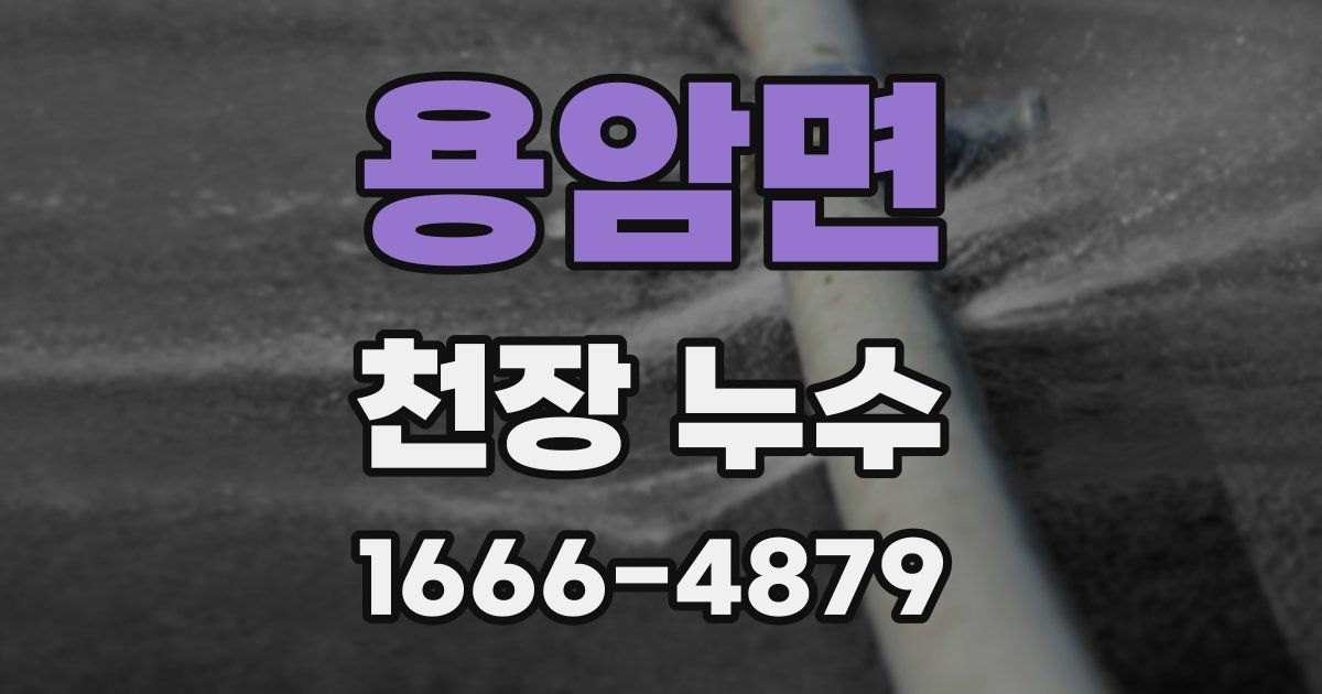용암면 천장 누수
