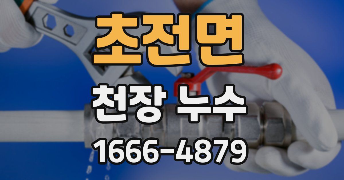 초전면 천장 누수