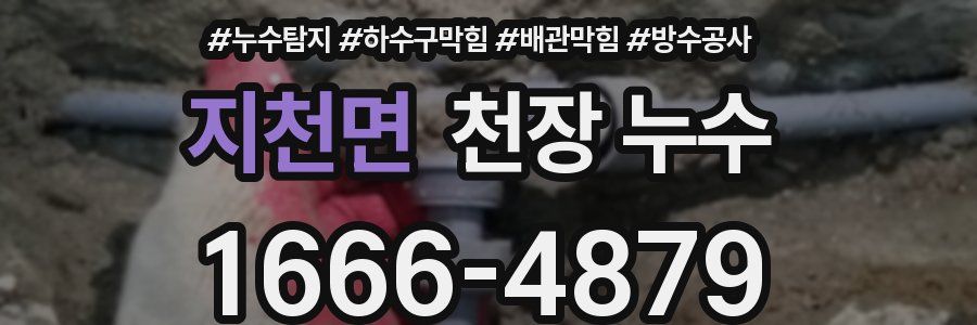 지천면 천장 누수