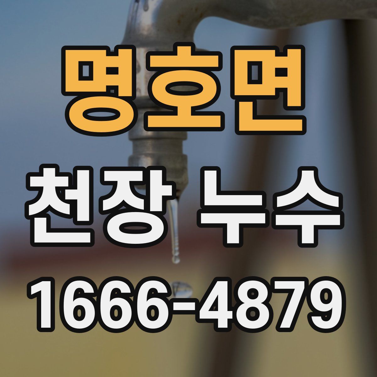 명호면 천장 누수