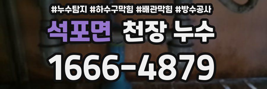 석포면 천장 누수