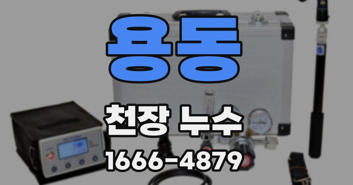 용동 천장 누수