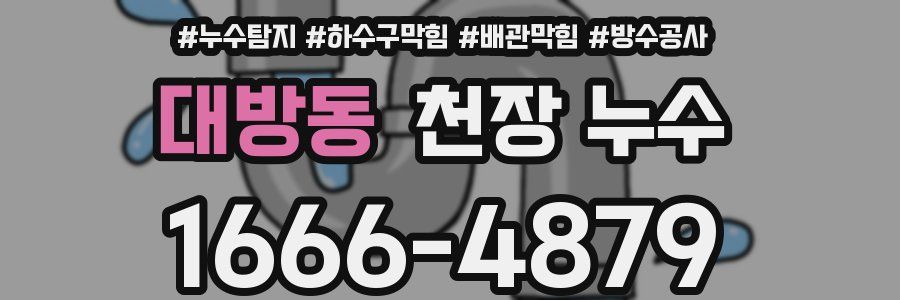 대방동 천장 누수