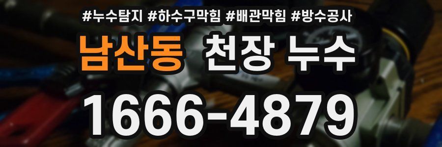 남산동 천장 누수