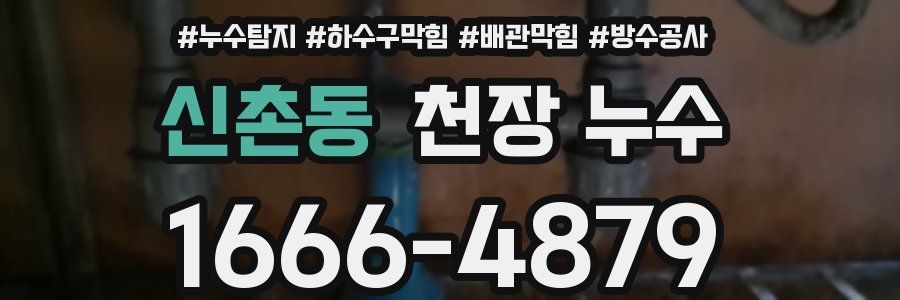 신촌동 천장 누수