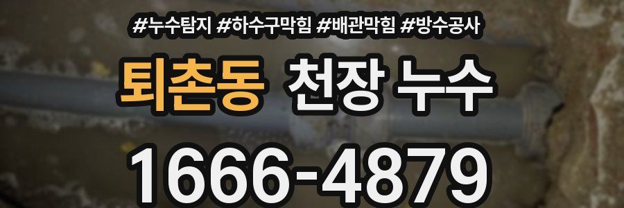 퇴촌동 천장 누수