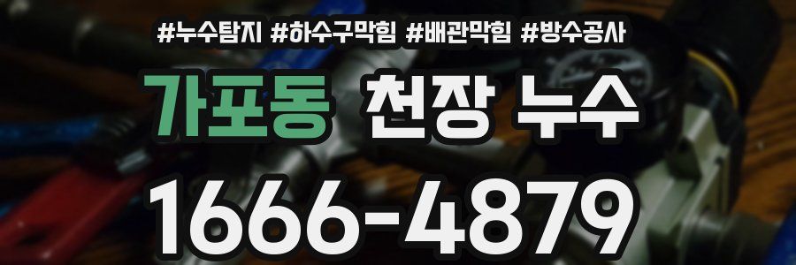 가포동 천장 누수
