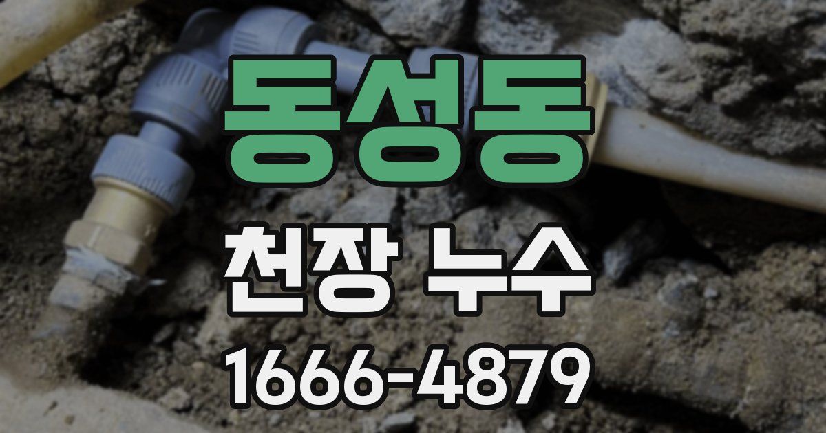 동성동 천장 누수