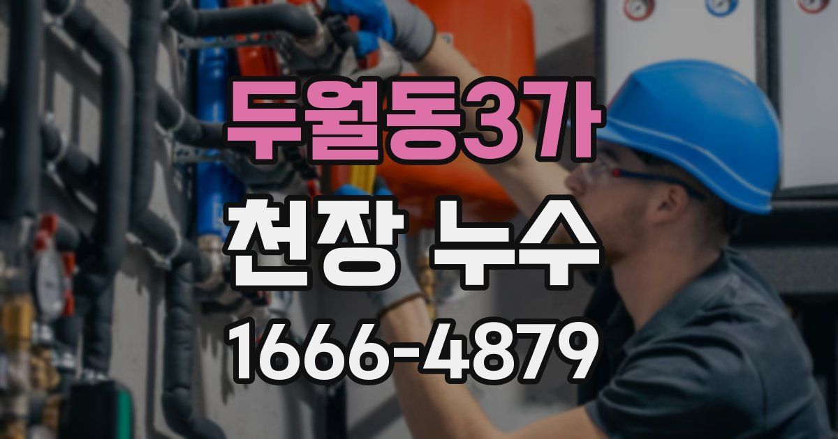 두월동3가 천장 누수