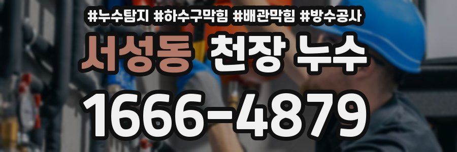 서성동 천장 누수